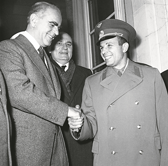 Ελληνική λατρεία για τον Γκαγκάριν