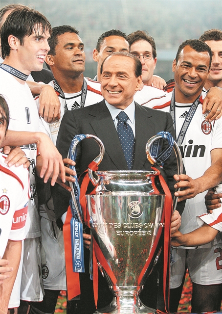Ως αφεντικό της Μίλαν διέπρεψε ανεβάζοντας το επίπεδο του ιταλικού ποδοσφαίρου