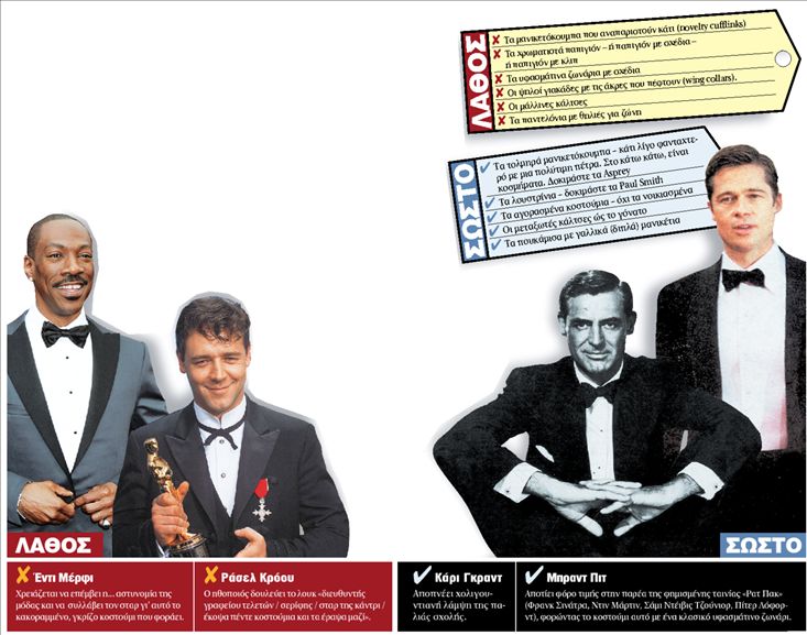 Φράκο, παπιγιόν και μεταξωτά ζωνάρια