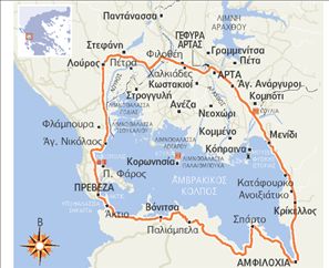 Ο γύρος του Αμβρακικού Κόλπου