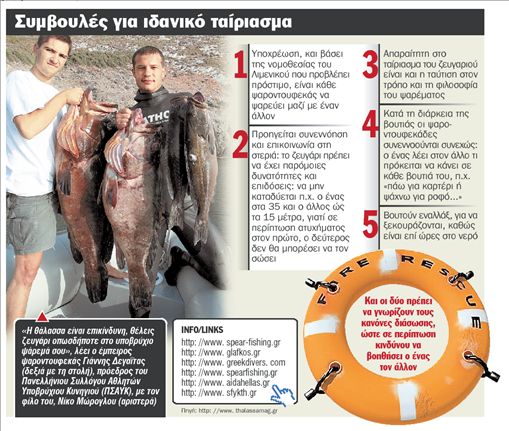 Δυο δυο στο ψαροντούφεκο