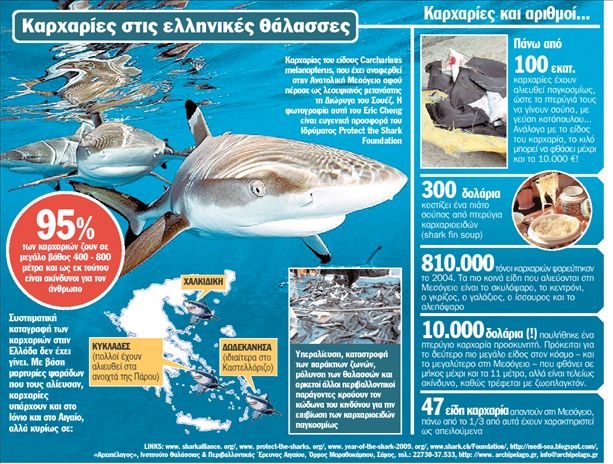 Χορεύει πάνω στο φτερό του καρχαρία