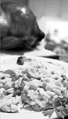 O δρόμος προς τη γαλοπούλα είναι στρωμένος με νόστιμο ρύζι