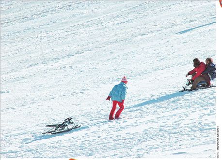 Σκι στο οροπέδιο της Οστρακίνας