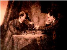 Οταν ο Βλαδίµηρος (Λένιν) έκανε  µατ στον 20άρη Αδόλφο (Χίτλερ)