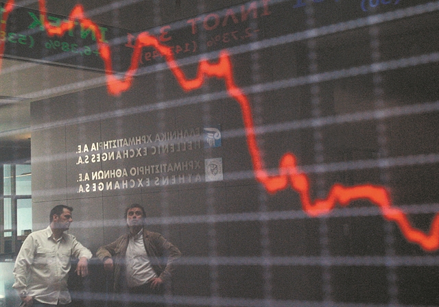 Βαρυχειμωνιά με «βαθύ κόκκινο» και στο χρηματιστήριο Αθηνών