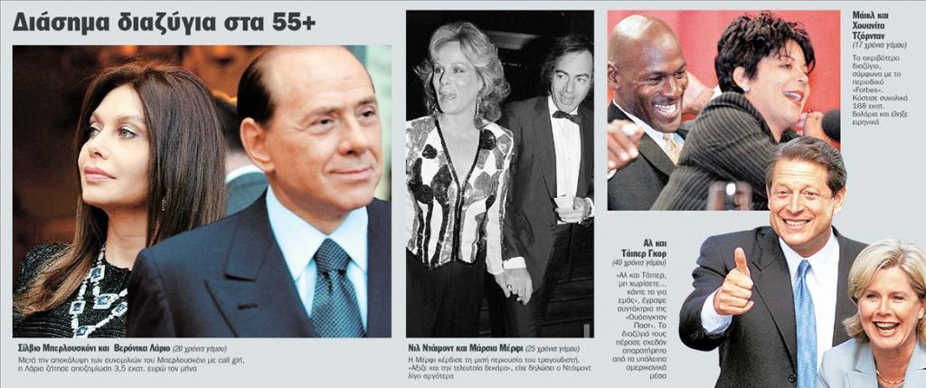 Αυξάνονται τα διαζύγια  των… γκρίζων κροτάφων