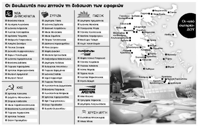 Συμμαχία στη Βουλή για τις εφορίες | tanea.gr