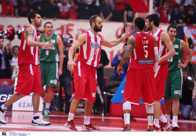 Μπάσκετ: Θρίαμβος του Ολυμπιακού στο ντέρμπι