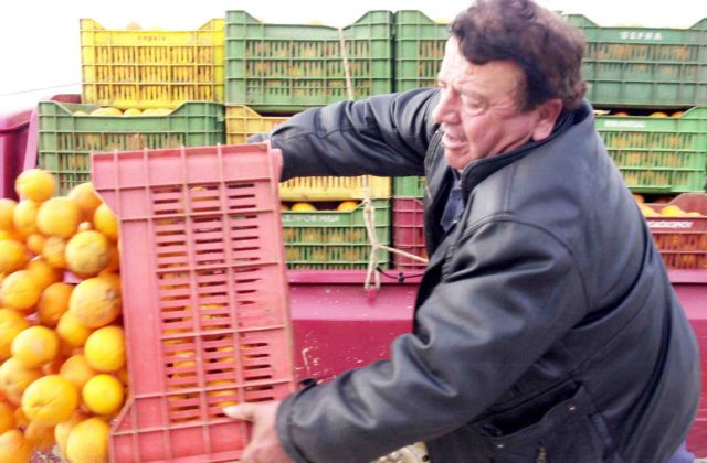 Πενήντα τόνους οπωρολαχανικών μοίρασαν οι παραγωγοί έξω από το υπουργείο Αγροτικής Ανάπτυξης