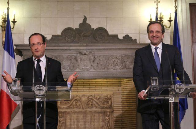 Φρανσουά Ολάντ: «Δεν ήρθα για να πουλήσω όπλα, αλλά για αλληλεγγύη»