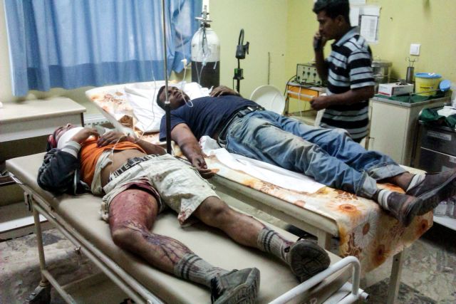 Επτά τραυματίες νοσηλεύονται στα νοσοκομεία Πάτρας και Πύργου