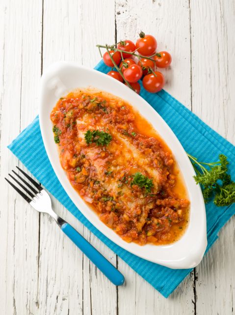 Πέστροφα στον φούρνο