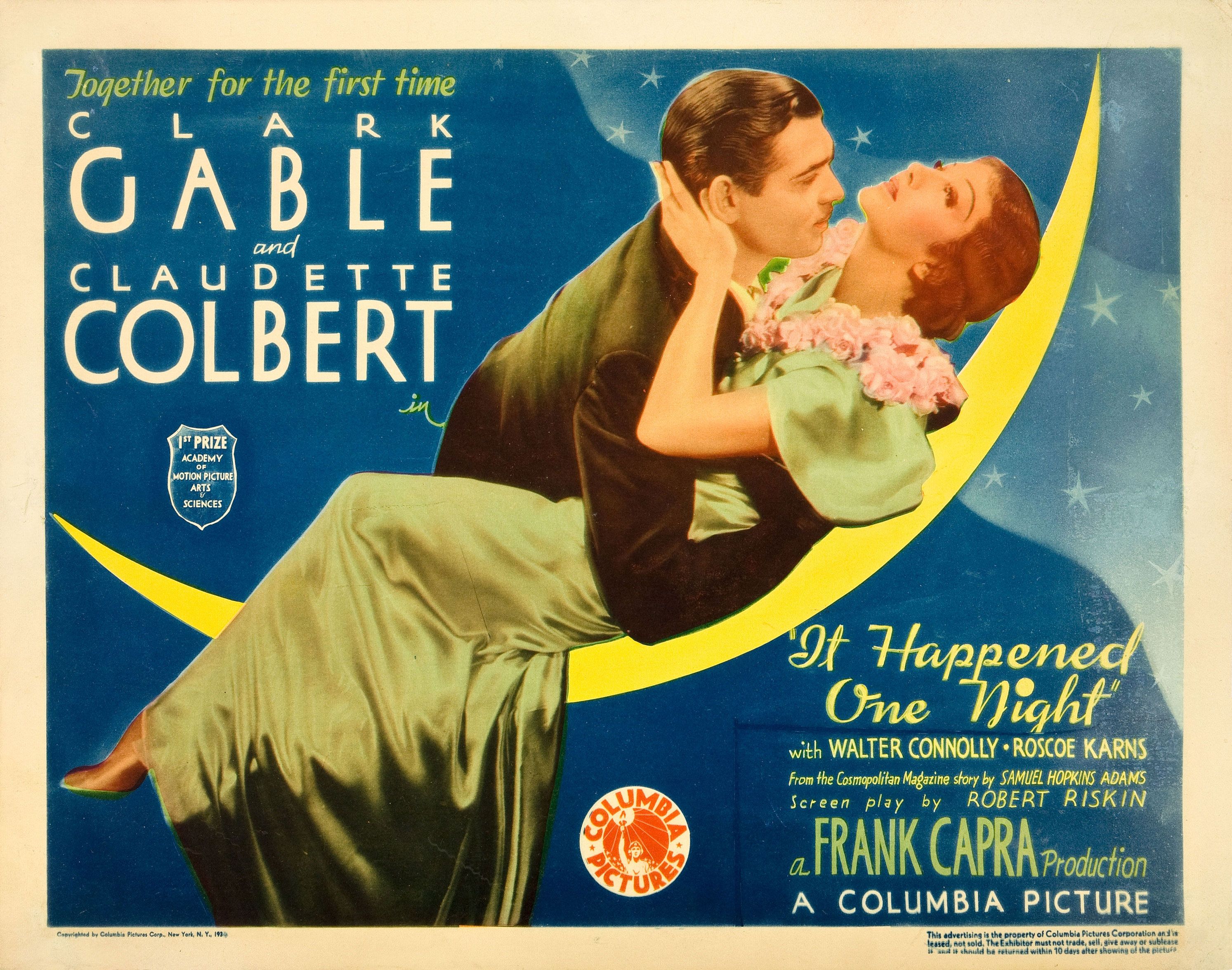 Это случилось однажды ночью (it happened one Night, 1934). Кларк Гейбл это случилось однажды ночью.