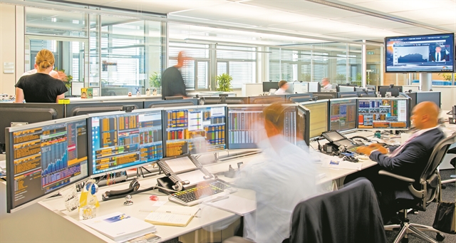 Ανοδος με αυξημένο τζίρο μετοχών, ομολόγων διά χειρός… ΕΚΤ