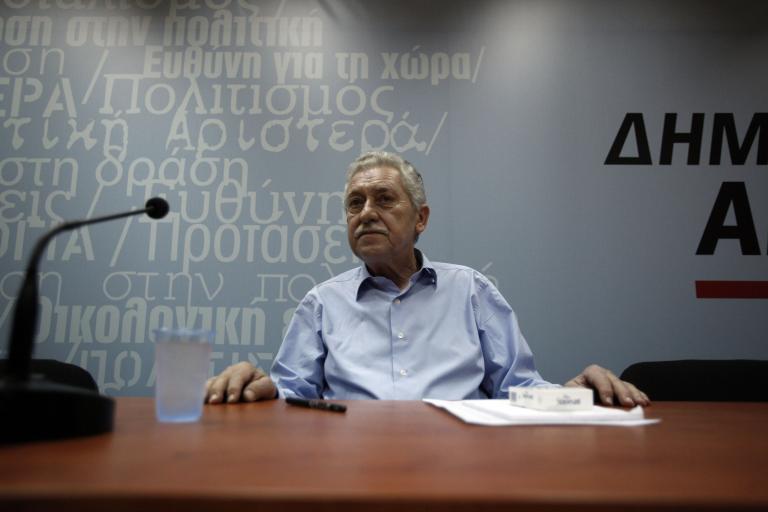 Κουβέλης: «Ο Σαμαράς ήθελε να προκαλέσει εκλογές, άλλαξε γνώμη υπό την πίεση των Ευρωπαίων» | tanea.gr