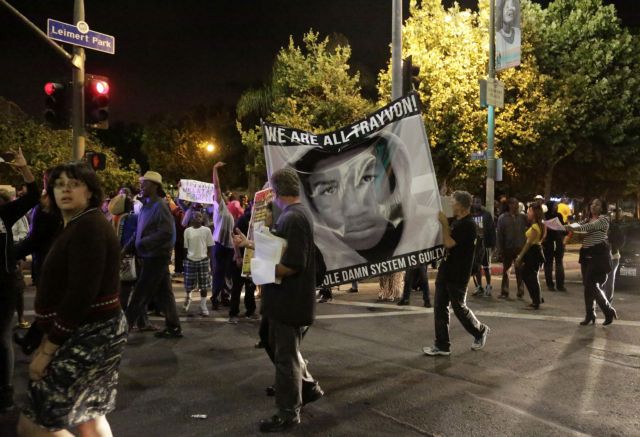 Διαδηλώσεις στις ΗΠΑ μετά την αθώωση του  Ζίμερμαν για τον φόνο του Αφροαμερικανού Τρέιβον Μάρτιν