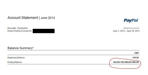 Λάθος του PayPal πίστωσε… 92 τετράκις εκατομμύρια δολάρια σε έναν Αμερικανό