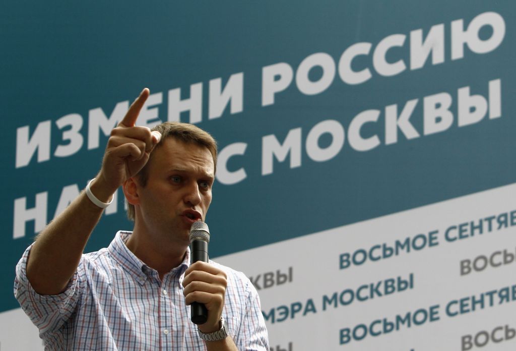 Ο αντικαθεστωτικός υποψήφιος για τη δημαρχία της Μόσχας Αλεξέι Ναβάλνι καταγγέλλει εκστρατεία του Κρεμλίνου εναντίον του