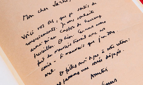 Επιστολή φιλίας του Καμί προς τον Σαρτρ πριν από τον μεγάλο τσακωμό