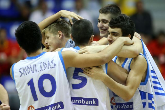 «Χάλκινη» η εθνική ομάδα μπάσκετ παίδων στο ευρωπαϊκό πρωτάθλημα