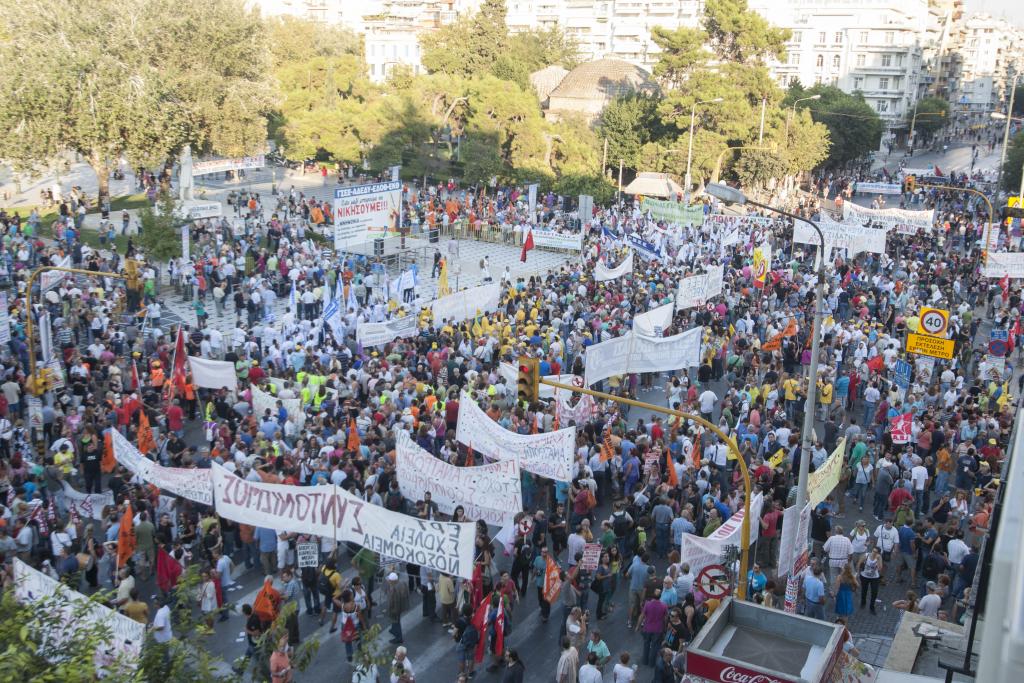 Μικρής έκτασης επεισόδια στα συλλαλητήρια που διοργανώθηκαν στη Θεσσαλονίκη