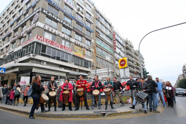 Διαμαρτυρία εργαζομένων στο Μετρό Θεσσαλονίκης