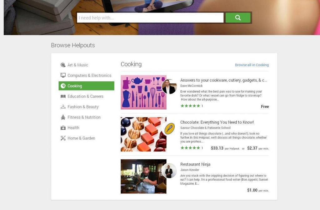 Ιδού το Ηelpouts, το νέο «εργαλείο» από τη Google που προσφέρει συμβουλές για όλα μέσω βίντεο