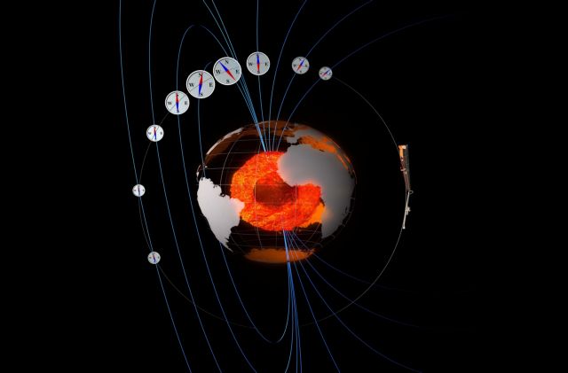«Τρίδυμοι» δορυφόροι θα ερευνήσουν γιατί το μαγνητικό πεδίο της Γης εξασθενεί