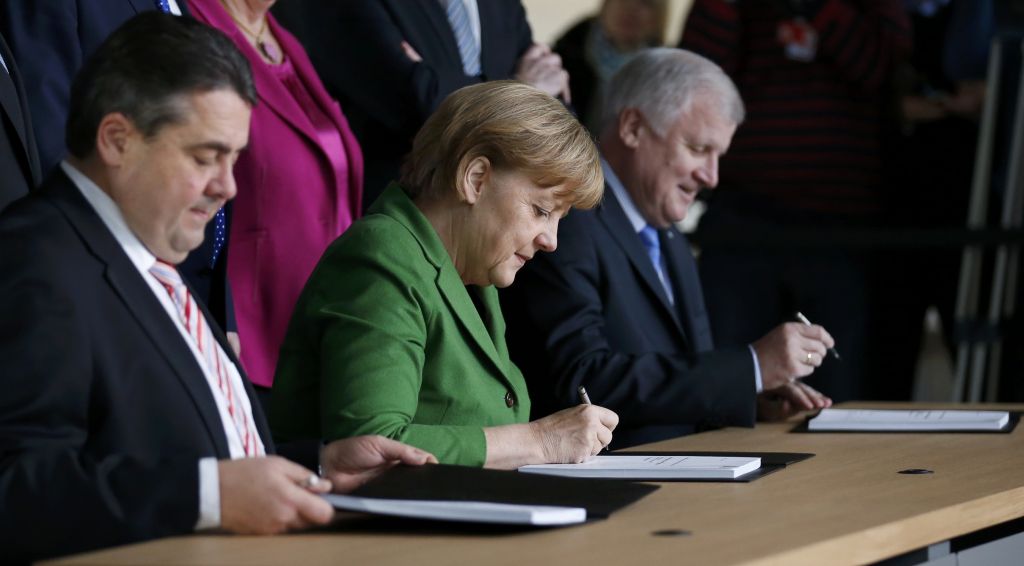 «Κλείδωσε» η προγραμματική συμφωνία στη Γερμανία – 17 Δεκεμβρίου η ορκωμοσία Μέρκελ