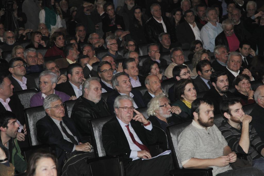Πλήθος κόσμου στην πρεμιέρα της Πρωτοβουλίας των 58 για την Κεντροαριστερά