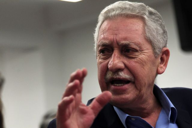 Κουβέλης για ΣΥΡΙΖΑ: «Θα δώσουμε στήριξη, με προγραμματική συμφωνία»