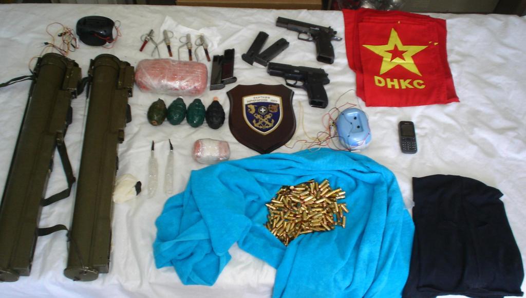 Στο μικροσκόπιο ο βαρύς οπλισμός της εξτρεμιστικής τουρκικής οργάνωσης DHKP-C που βρέθηκε σε γιάφκα