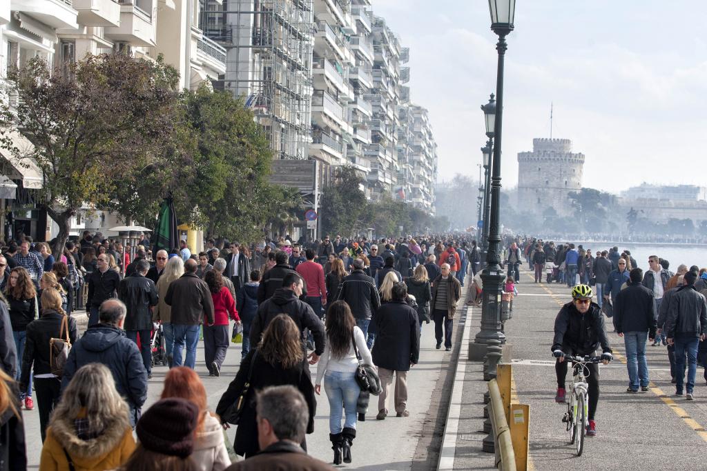 Θεσσαλονίκη: Πεζόδρομος έγινε για έξι ώρες η λεωφόρος Νίκης