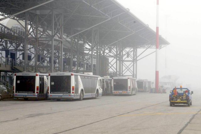 Θεσσαλονίκη: Ομίχλη στο αεροδρόμιο «Μακεδονία»