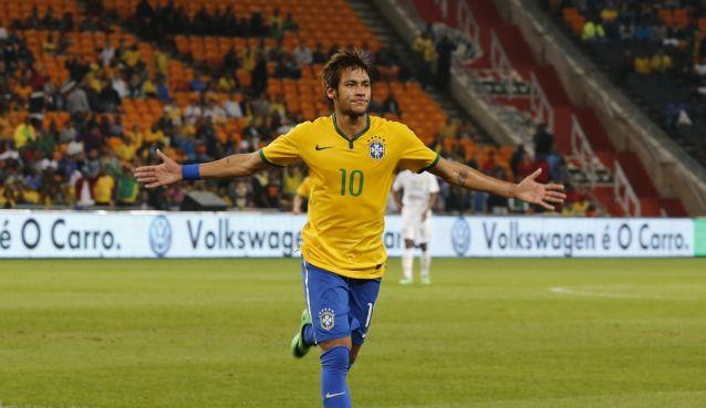 Με χατ-τρικ του Νεϊμάρ η Βραζιλία νίκησε 5-0 τη Νότια Αφρική
