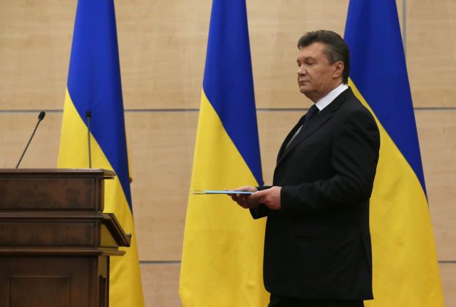 Γιανουκόβιτς: «Είμαι ο νόμιμος ηγέτης, παράνομες οι προεδρικές εκλογές»