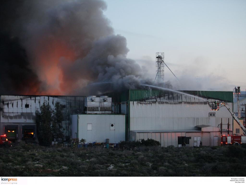 Creta Farms: «Ομαλά συνεχίζεται η παραγωγή μετά την πυρκαγιά»