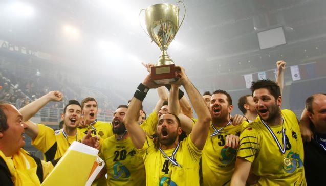 Η ΑΕΚ νίκησε τον Διομήδη Αργους και κατέκτησε το Κύπελλο στο χάντμπολ