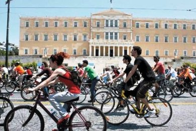 Χιλιάδες ποδηλάτες έτοιμοι για τον 21ο Ποδηλατικό γύρο Αθήνας