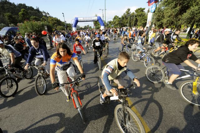 Κυκλοφοριακές ρυθμίσεις την Κυριακή για τον Ποδηλατικό Γύρο της Αθήνας