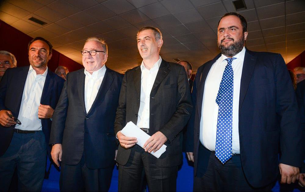 Αρβανιτόπουλος και Κόκκαλης στην παρουσίαση του συνδυασμού του Γιάννη Μώραλη