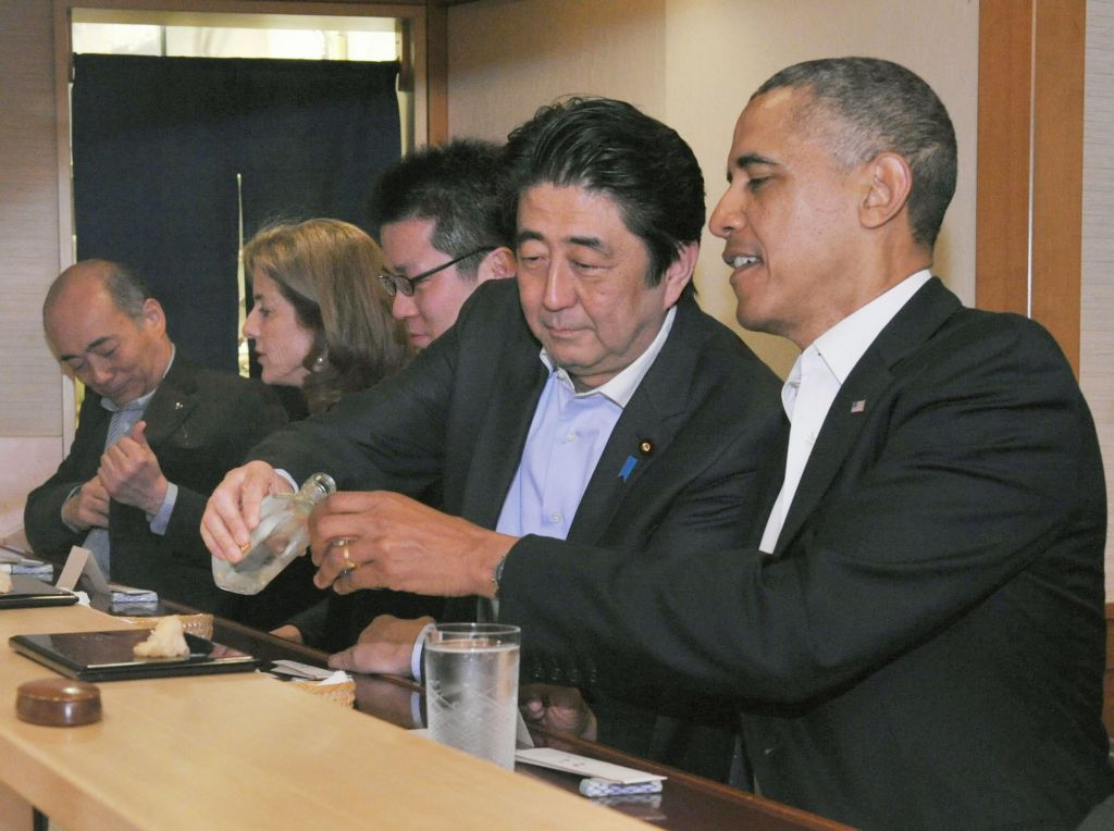 O Ομπάμα στο Τόκιο για διπλωματία του… σούσι