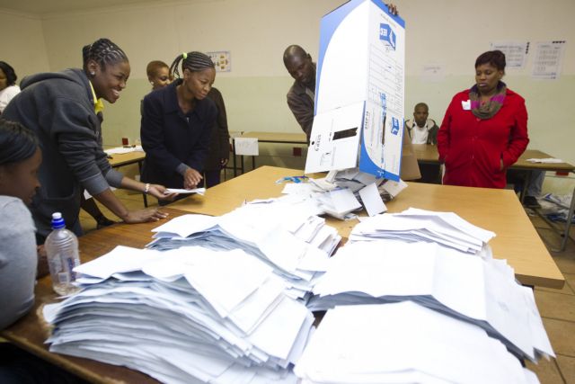 Το Αφρικανικό Εθνικό Κονγκρέσο στο 59% μετά την καταμέτρηση του ενός τρίτου των ψηφοδελτίων
