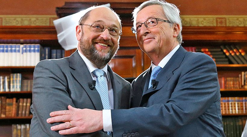 Συμφωνία Μέρκελ – SPD για Γιούνκερ στην Κομισιόν και Σουλτς στην Ευρωβουλή