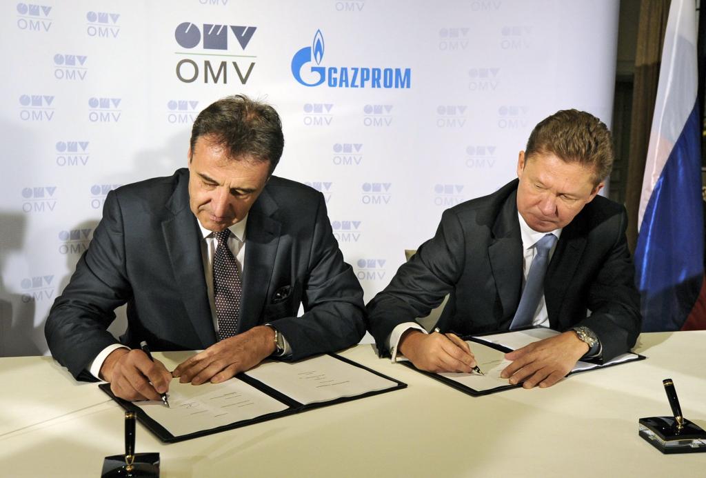 Η Gazprom και η αυστριακή OMV υπέγραψαν συμφωνία για τον South Stream