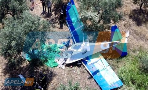 Δύο νεκροί από πτώση ιδιωτικού αεροσκάφους στη Σπάρτη – ΥΠΑ: δεν είχε κατατεθεί σχέδιο πτήσης