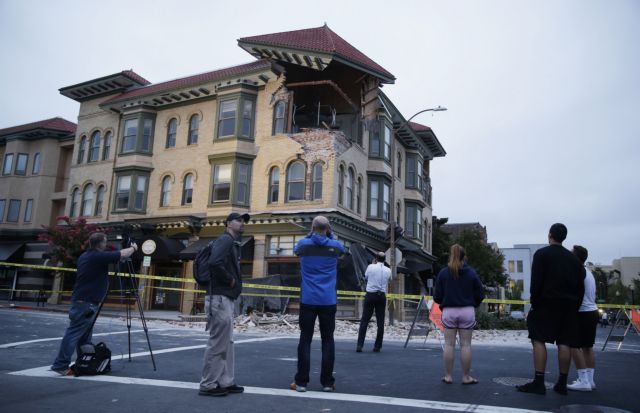 Τουλάχιστον 120 τραυματίες από σεισμό 6,1 Ρίχτερ στη βόρεια Καλιφόρνια