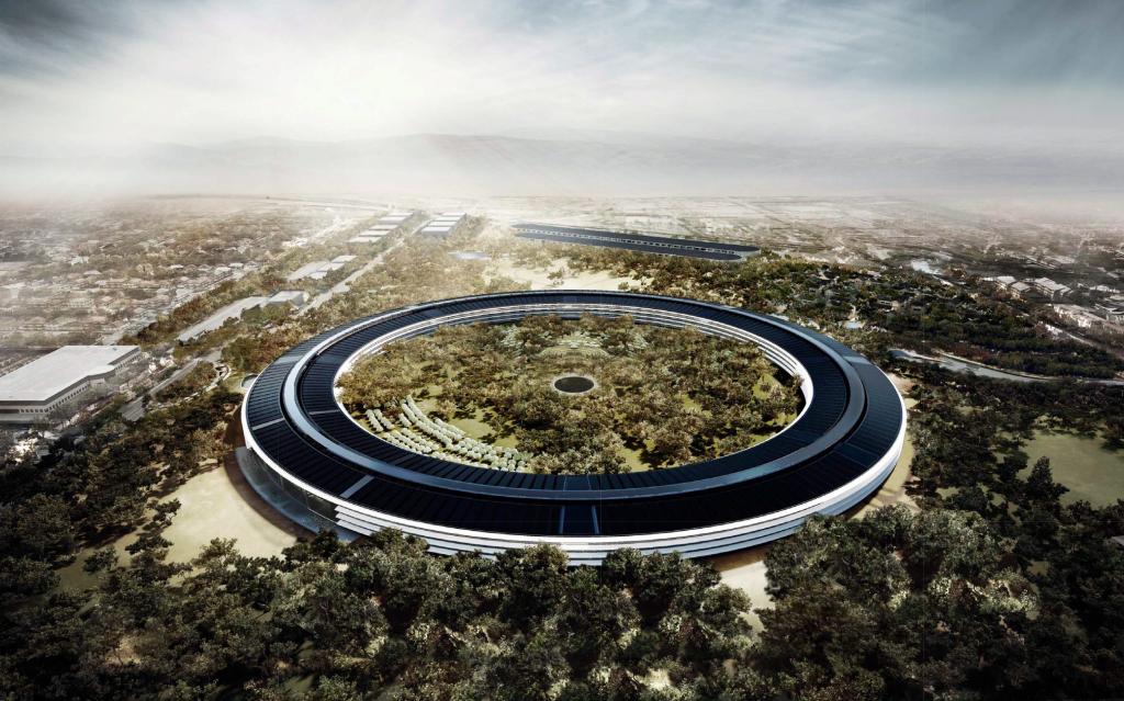 Μικροκάμερα διείσδυσε στο εργοτάξιο των νέων κτιρίων της Apple