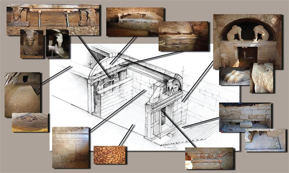 Στη δημοσιότητα η πρώτη απεικόνιση του τάφου της Αμφίπολης